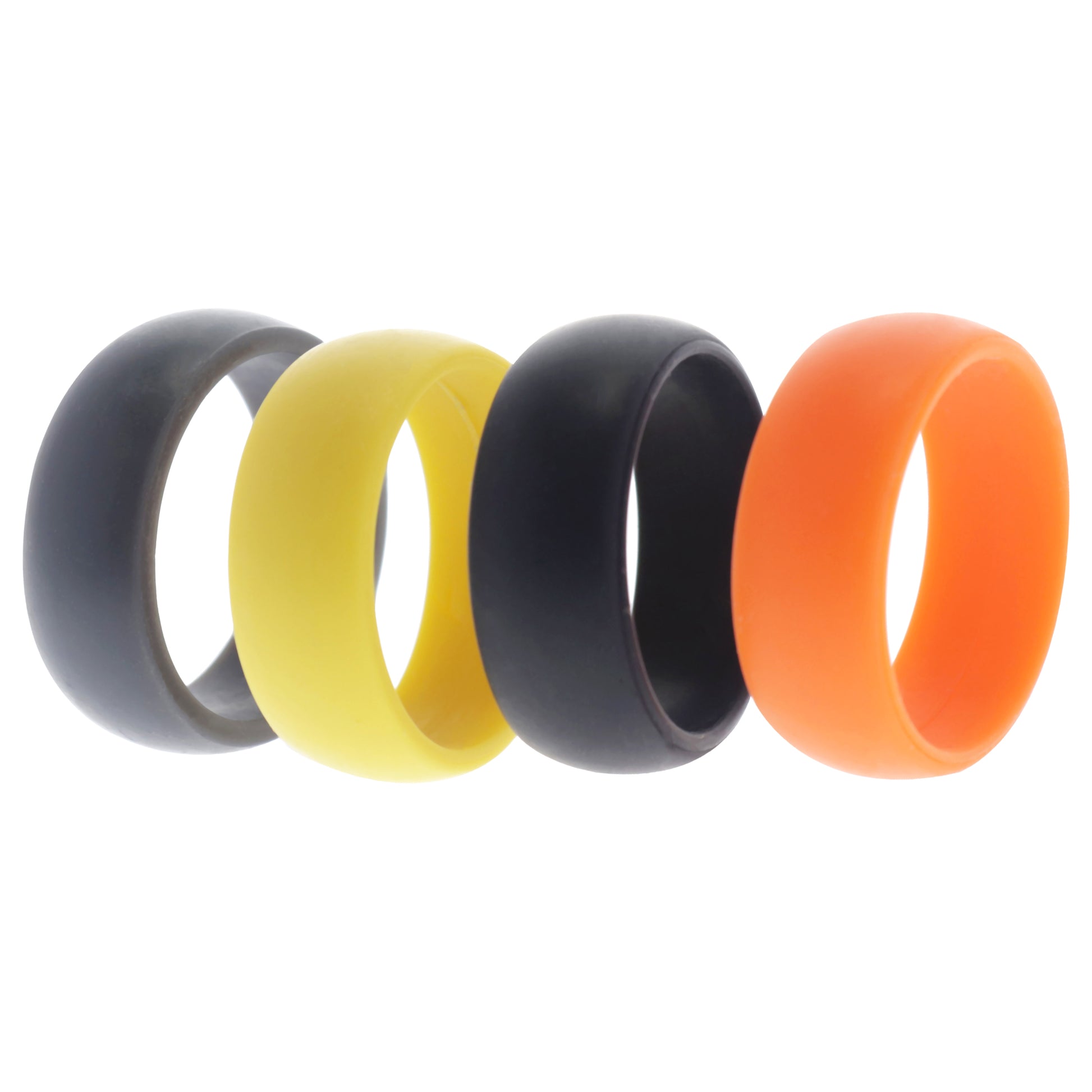 ROQ Silicone Wedding Ring Set - Yellow