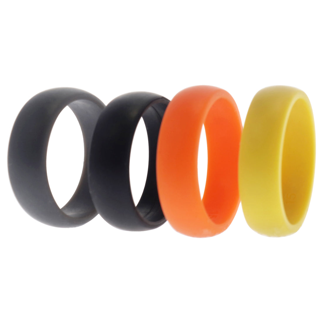 ROQ Silicone Wedding Ring Set - Yellow