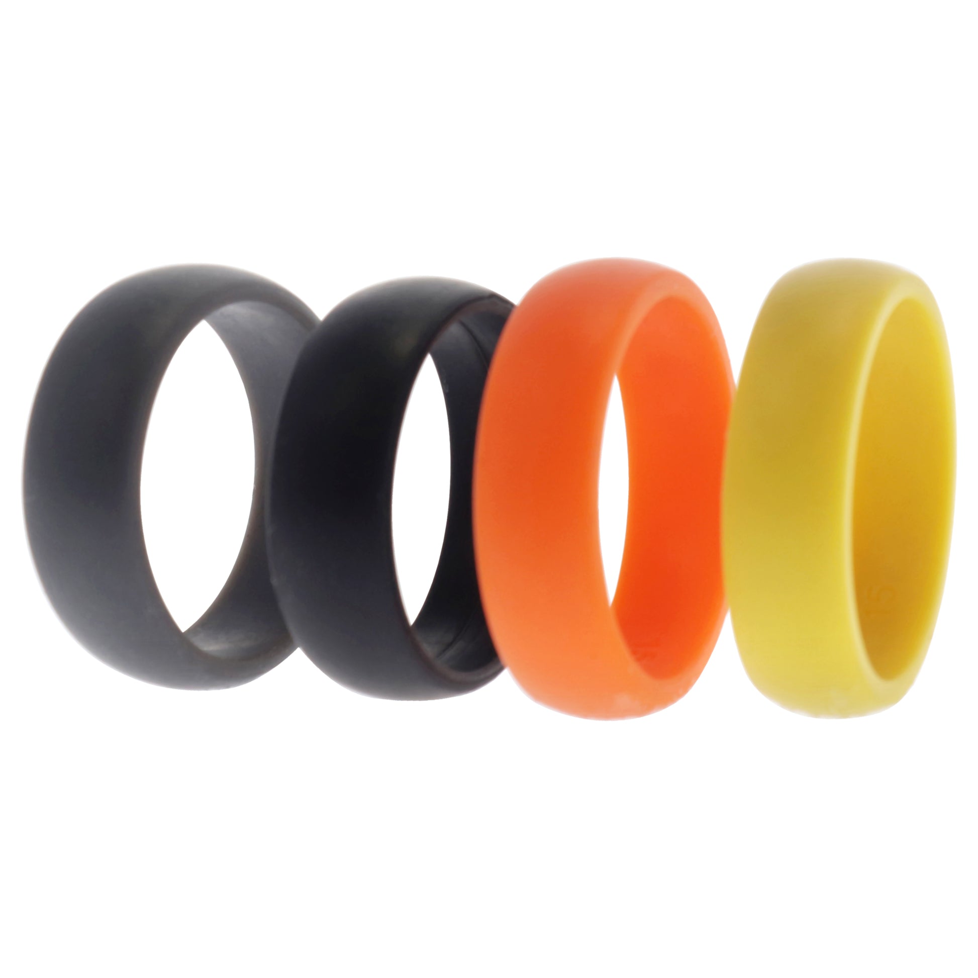 ROQ Silicone Wedding Ring Set - Yellow