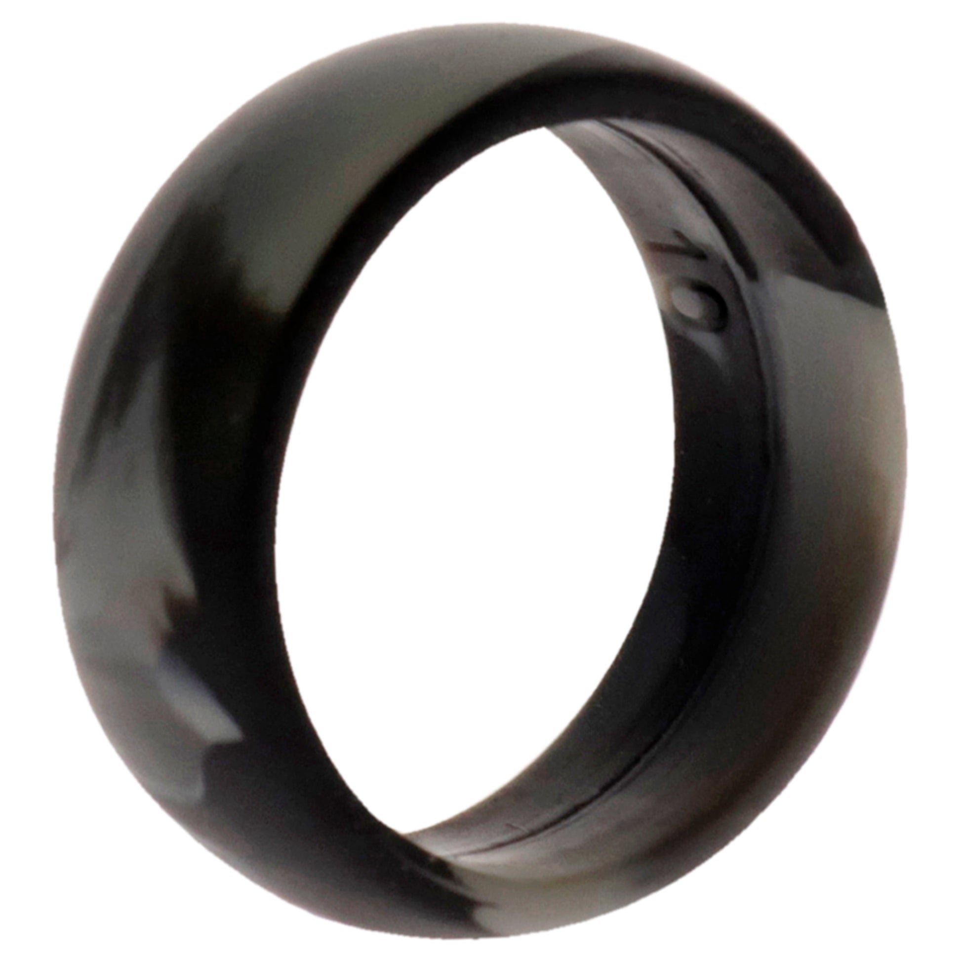 ROQ Silicone Wedding Step Single Ring Set -Black-Camo