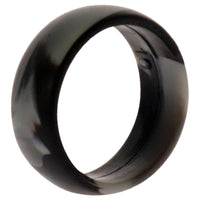 ROQ Silicone Wedding Step Single Ring Set -Black-Camo