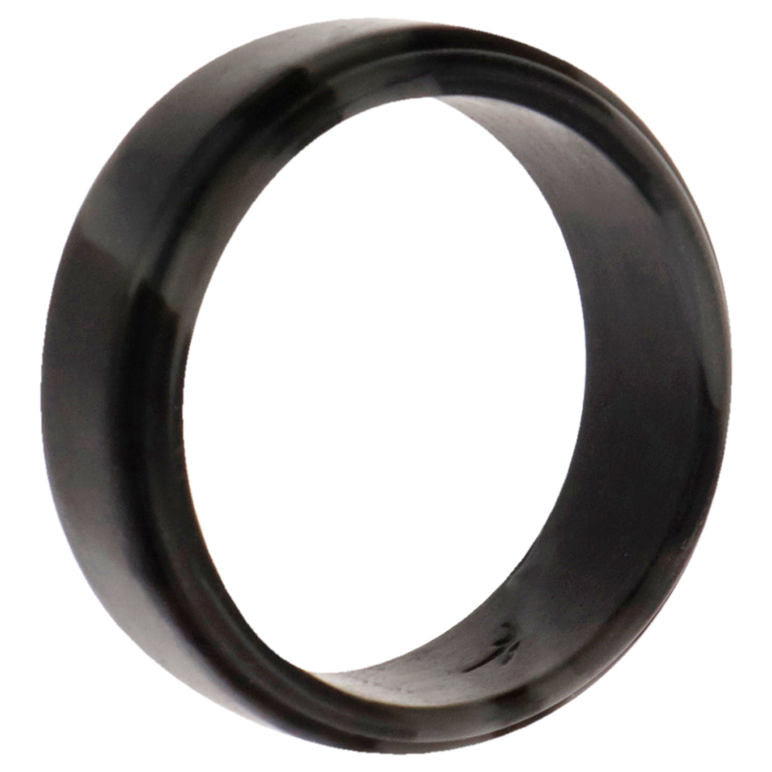 ROQ Silicone Wedding Step Single Ring Set -Black-Camo