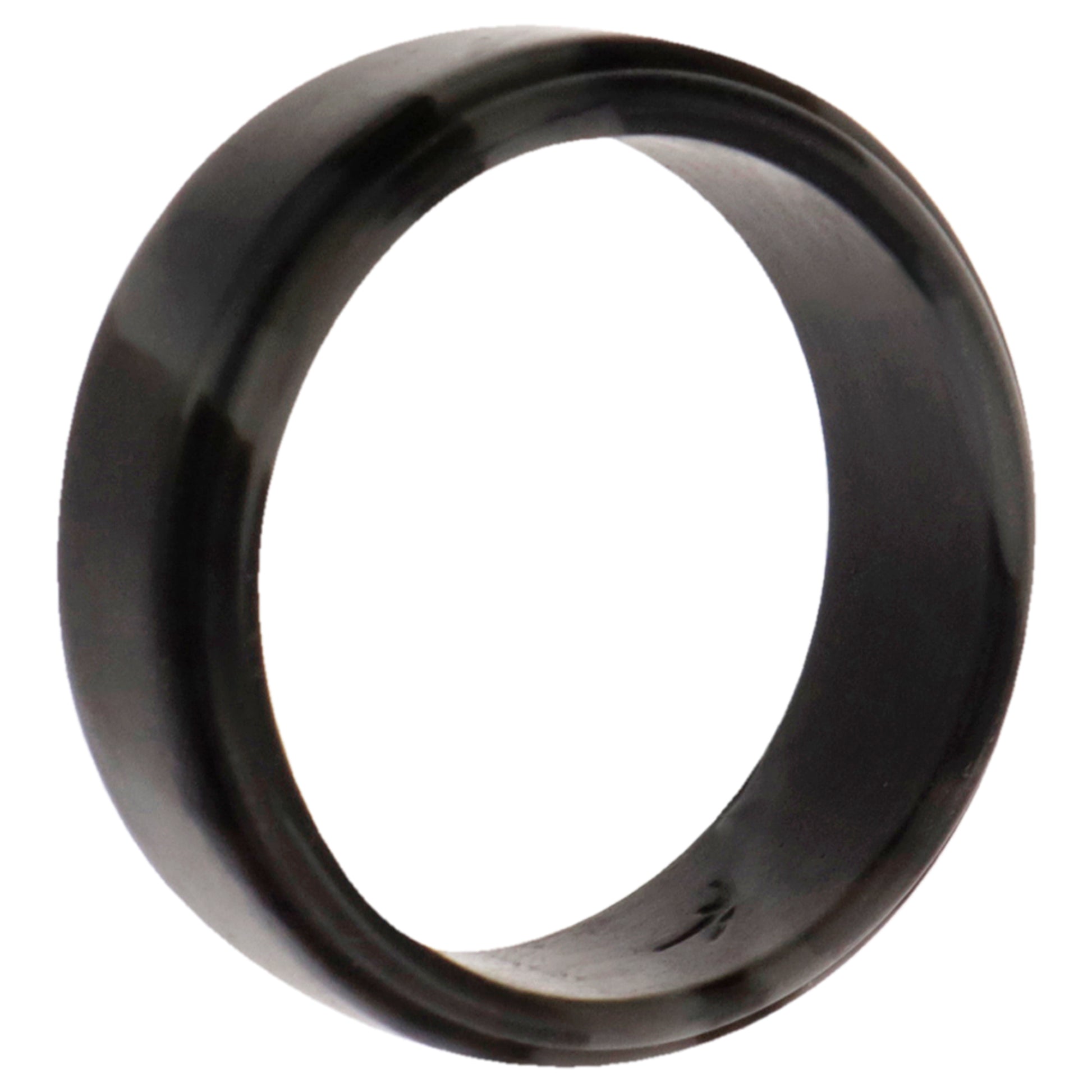 ROQ Silicone Wedding Step Single Ring Set -Black-Camo
