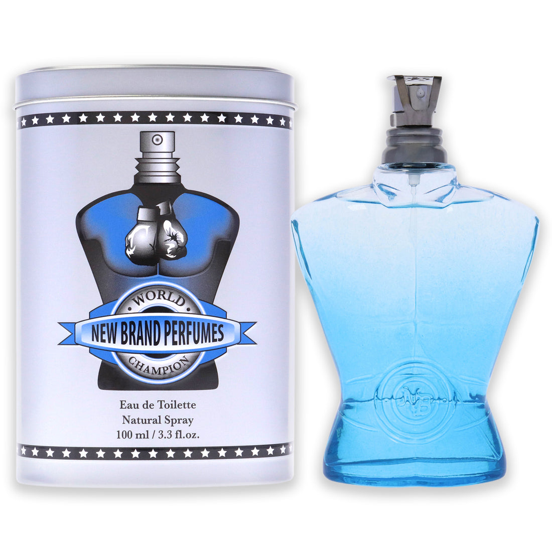 World Champion Blue by New Brand for Men - 3.3 oz EDT Spray