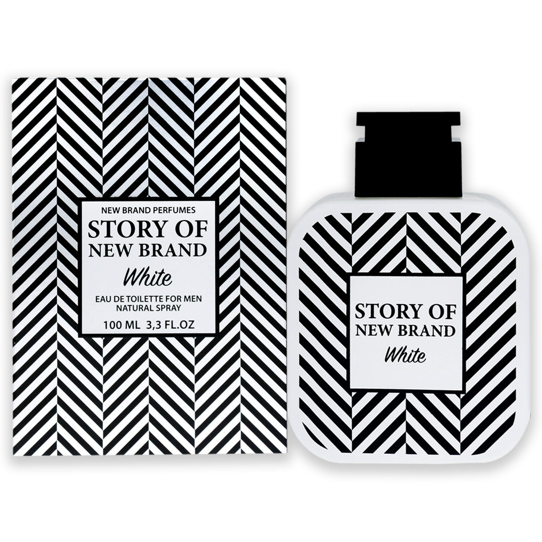 Story Of New Brand White by New Brand for Men - 3.3 oz EDT Spray