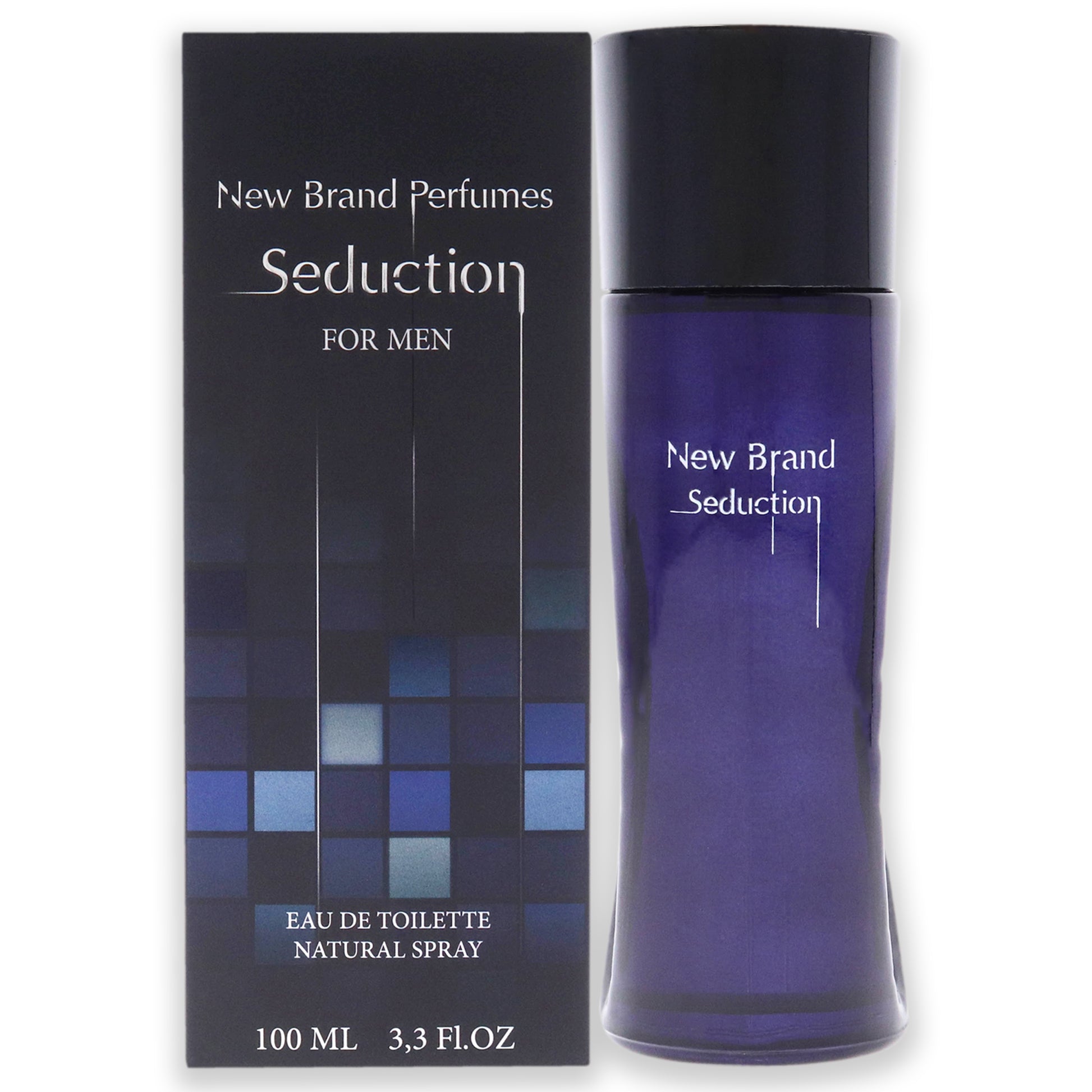 Seduction by New Brand for Men - 3.3 oz EDT Spray