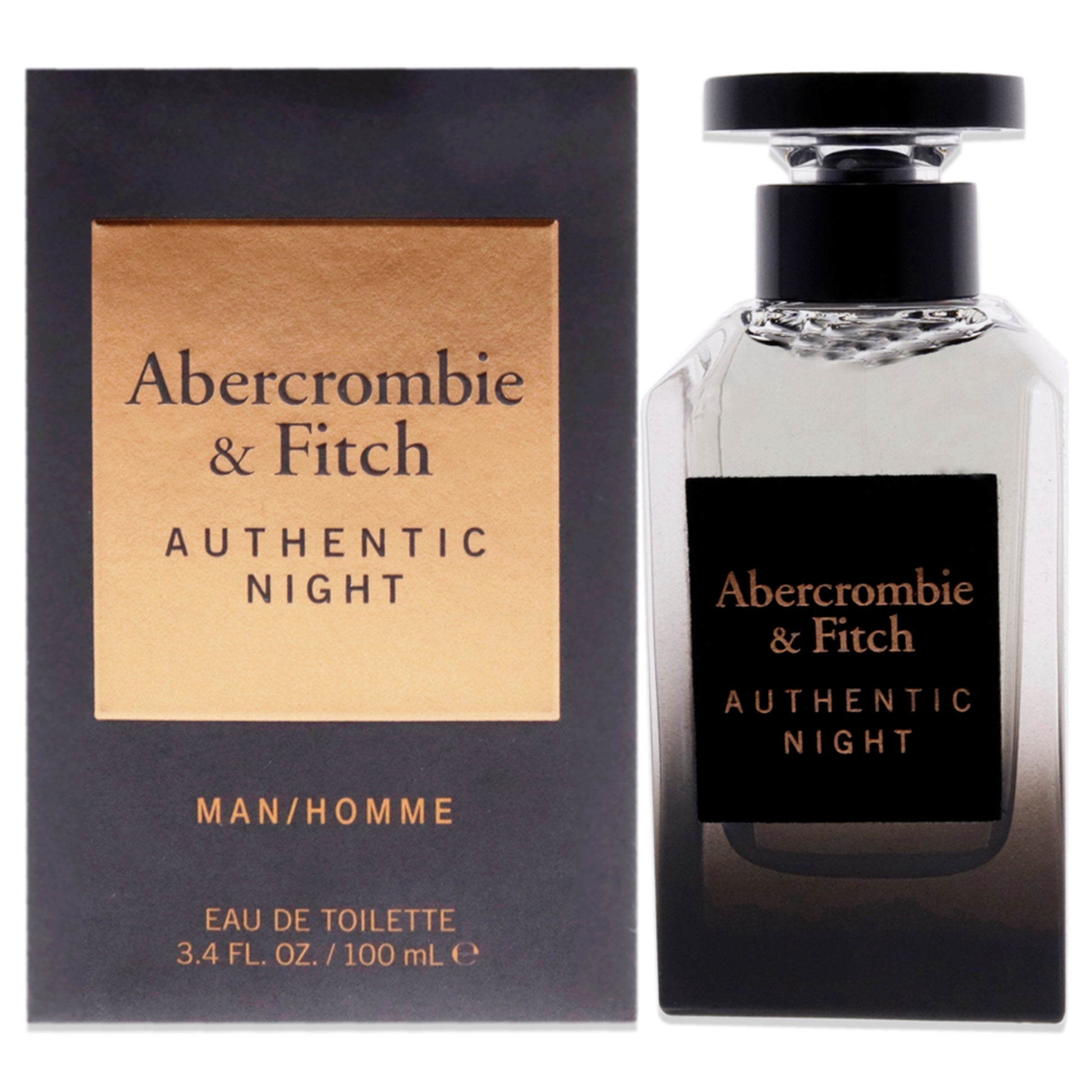 Abercrombie and Fitch Authentic Night Men EDT Spray
