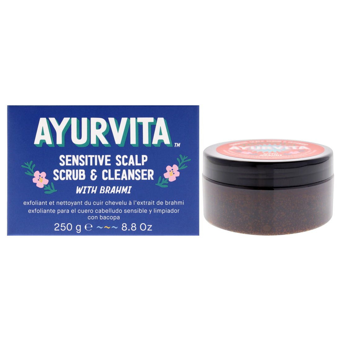 Sensitive Scalp Scrub and Cleanser with Brahmi