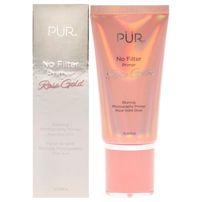 No Filter Blurring Photography Primer - Rose Gold Glow