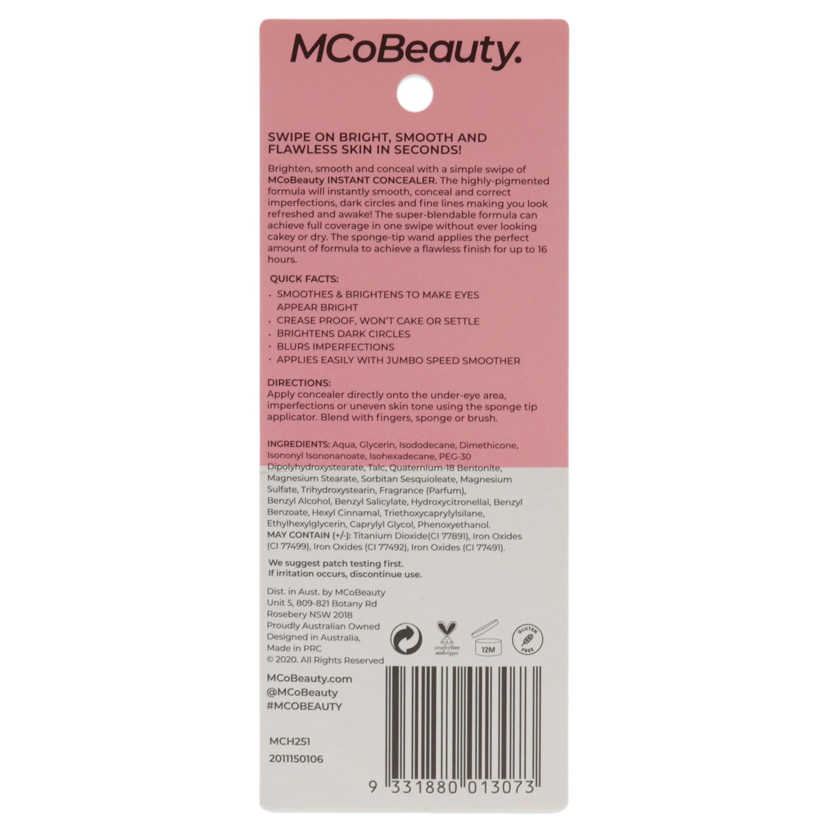 Instant Camouflage and Contour Concealer