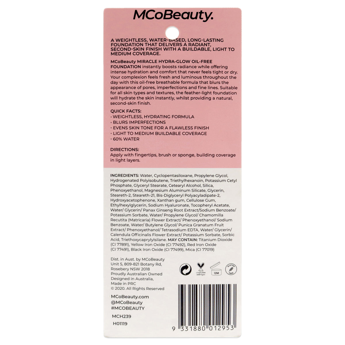 Miracle Hydra Glow Oil-Free Foundation Gift Set