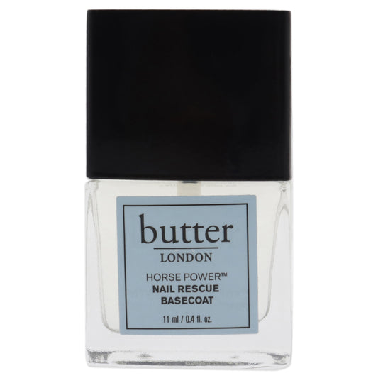 Horse Power Nail Rescue Base Coat by Butter London for Women - 0.4 oz Nail Treatment