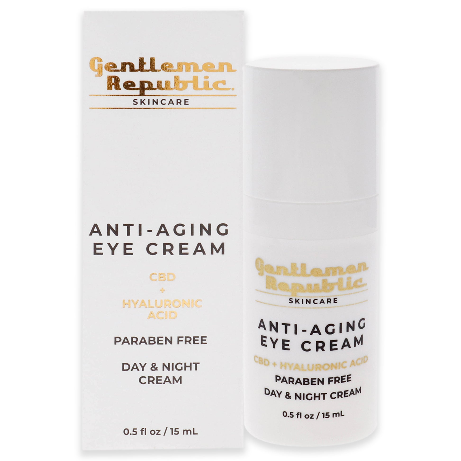 Anti-Aging Eye Cream by Gentlemen Republic for Men - 0.5 oz Cream