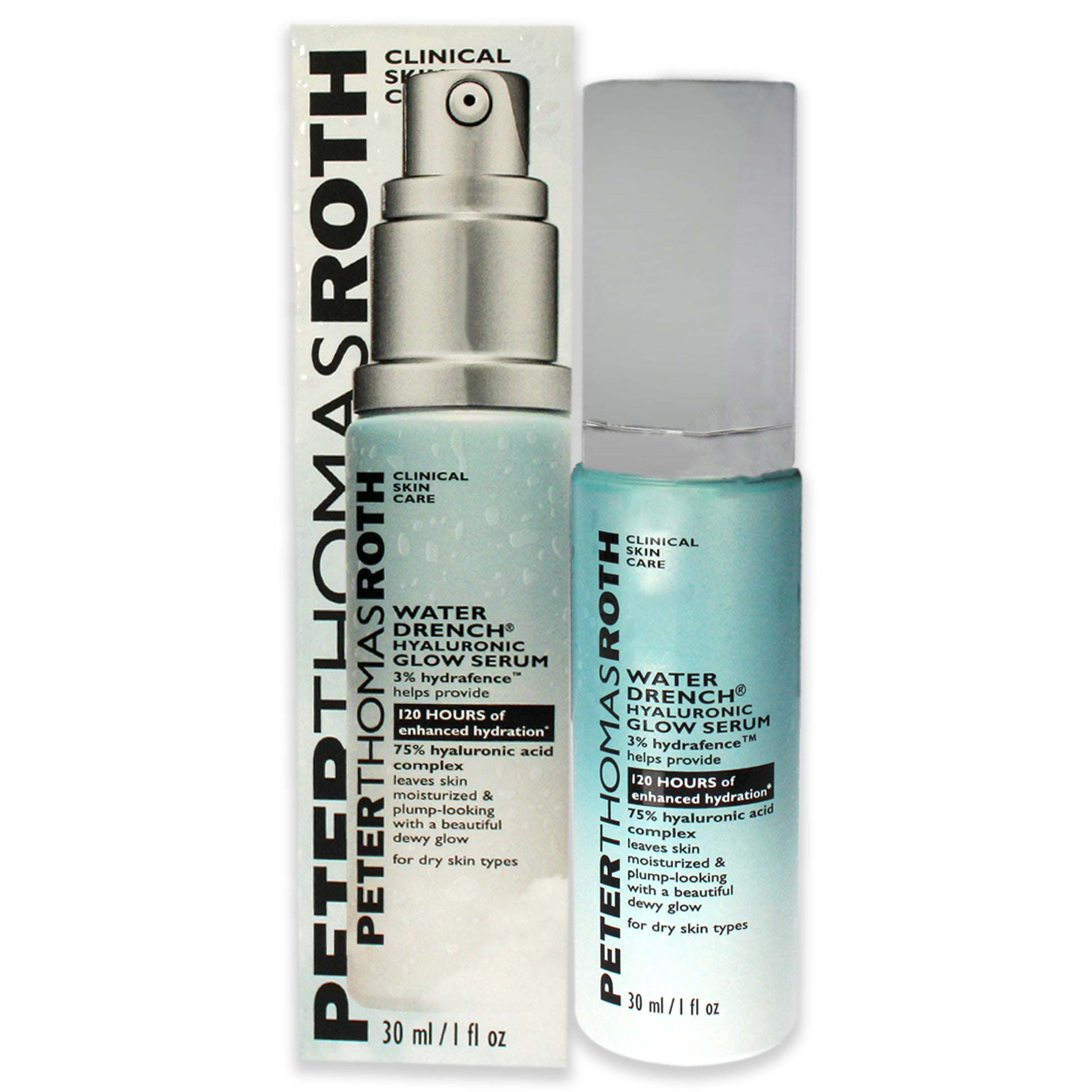 Water Drench Hyaluronic Glow Serum by Peter Thomas Roth for Unisex - 1 oz Serum