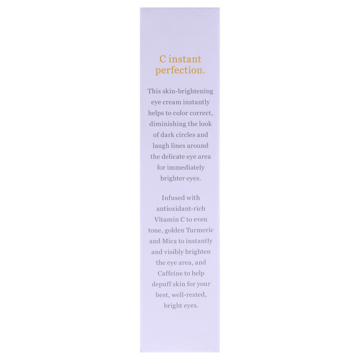 Vitamin C No Dark Circles Perfecting Eye Cream