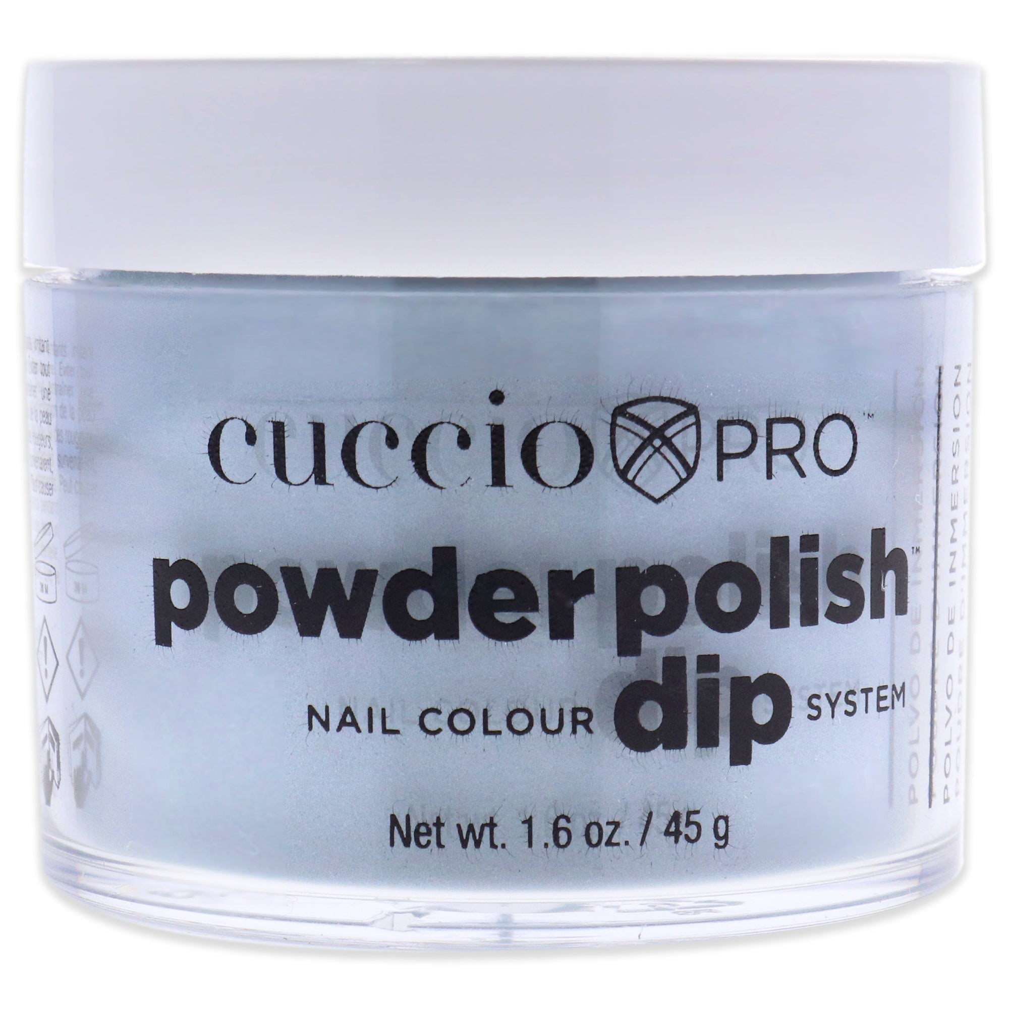 Cuccio White Nail Colour Dip Pulver – Für Dip-System, 45 G, Hochpigmentiert, Starkes Finish