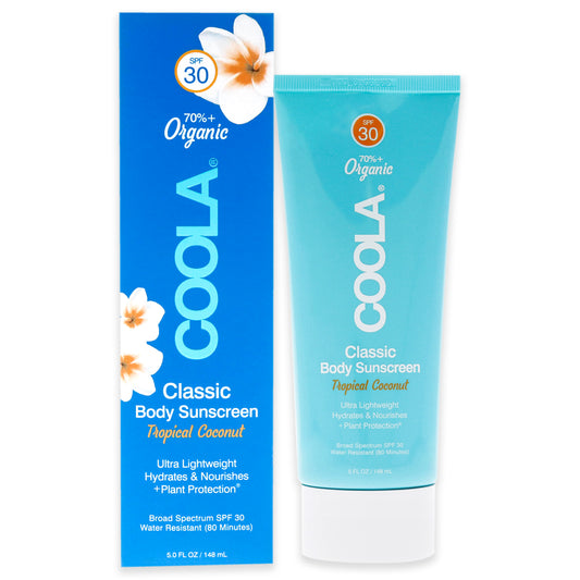 Classic Body Sunscreen Lotion SPF 30 - Tropical Coconut by Coola for Unisex - 5 oz Sunscreen
