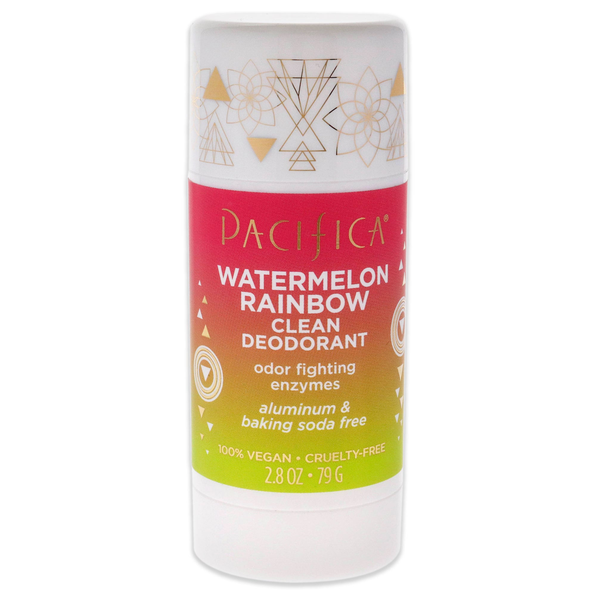 Clean Deodorant Stick - Watermelon Rainbow by Pacifica for Women - 2.8 oz Deodorant Stick