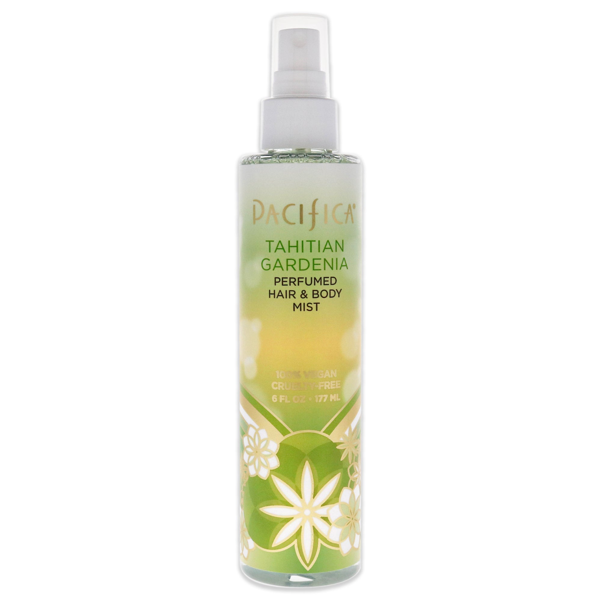 Perfumed Hair and Body Mist - Tahitian Gardenia by Pacifica for Women - 6 oz Body Mist