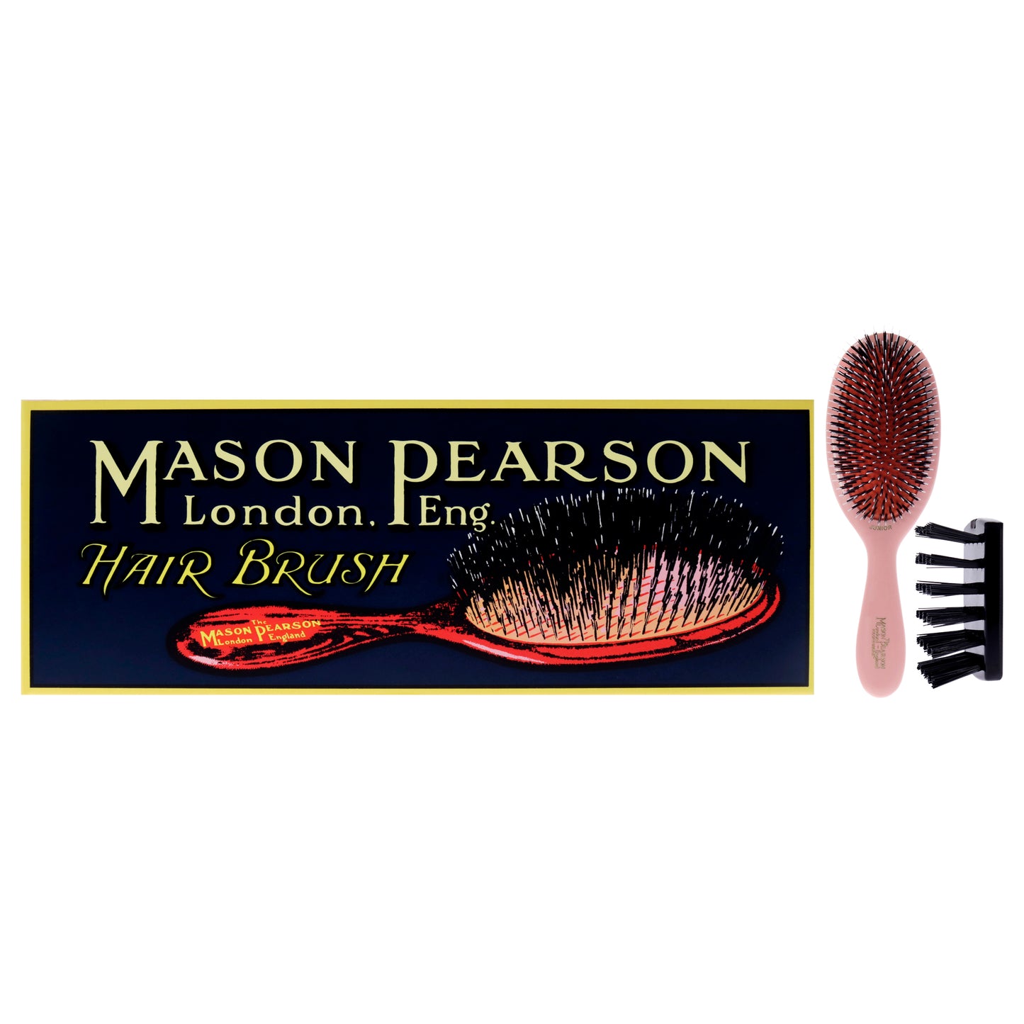 Junior Bristle and Nylon Brush - BN2 Pink