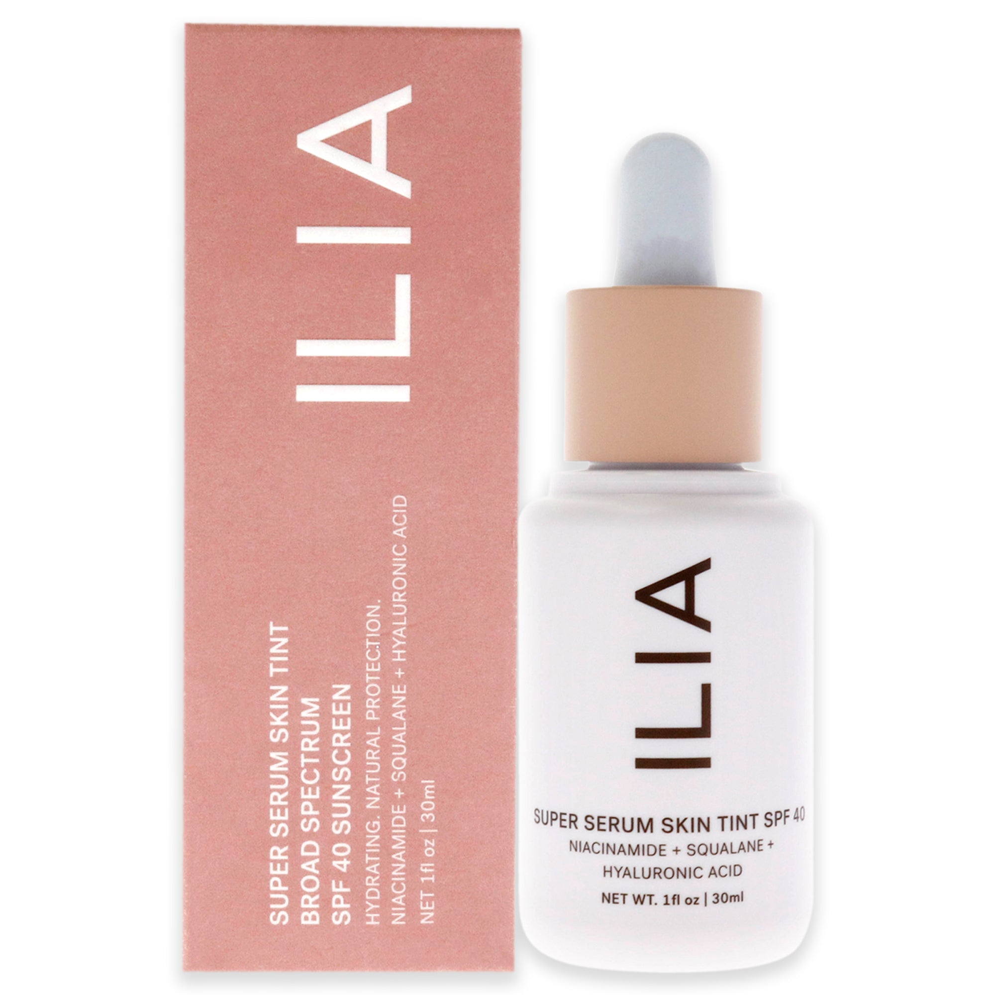 Super Serum Skin Tint Foundation SPF 40 - ST3 Balos by ILIA Beauty for Women - 1 oz Foundation