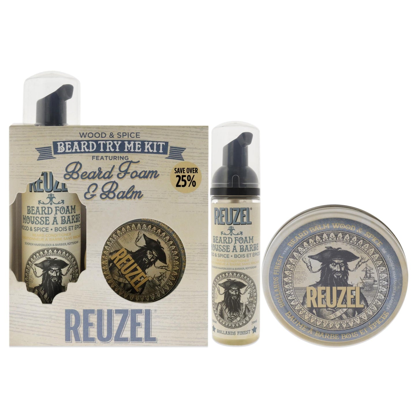 Wood and Spice Beard Try Me Kit