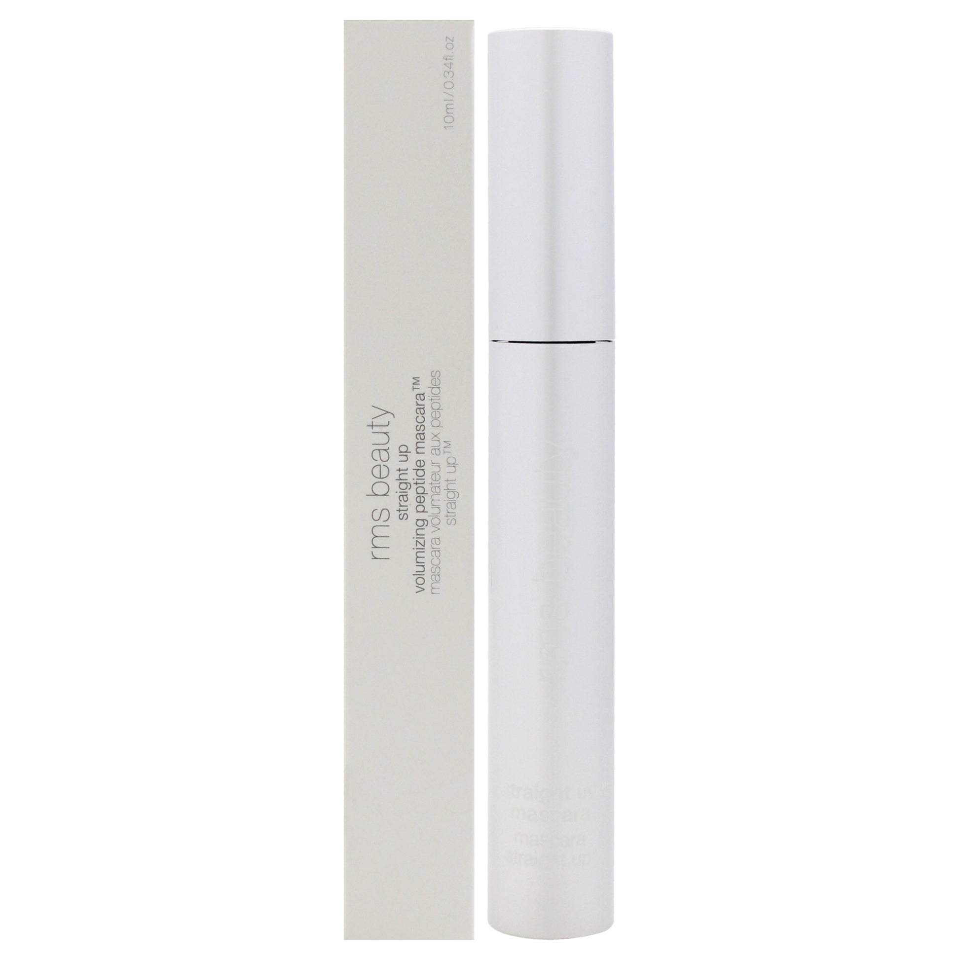 Straight Up Volumizing Peptide Mascara - HD Black