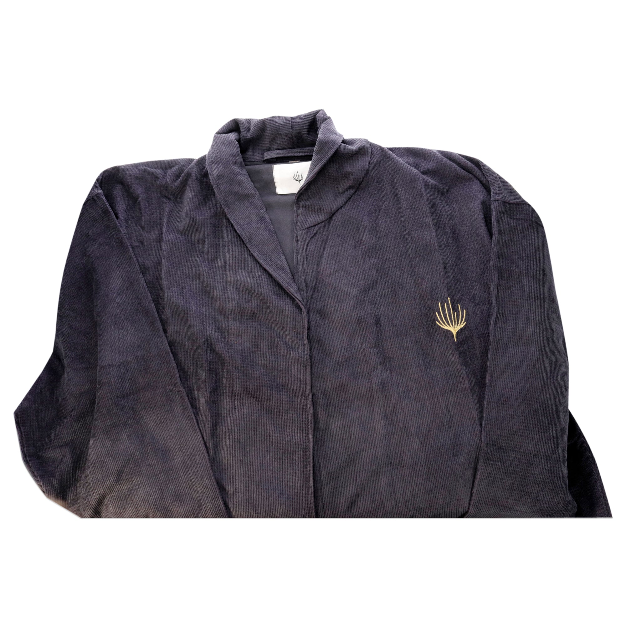 Bathrobe - Charcoal by Tara for Unisex - 1 Pc Bathrobe (OSFM)