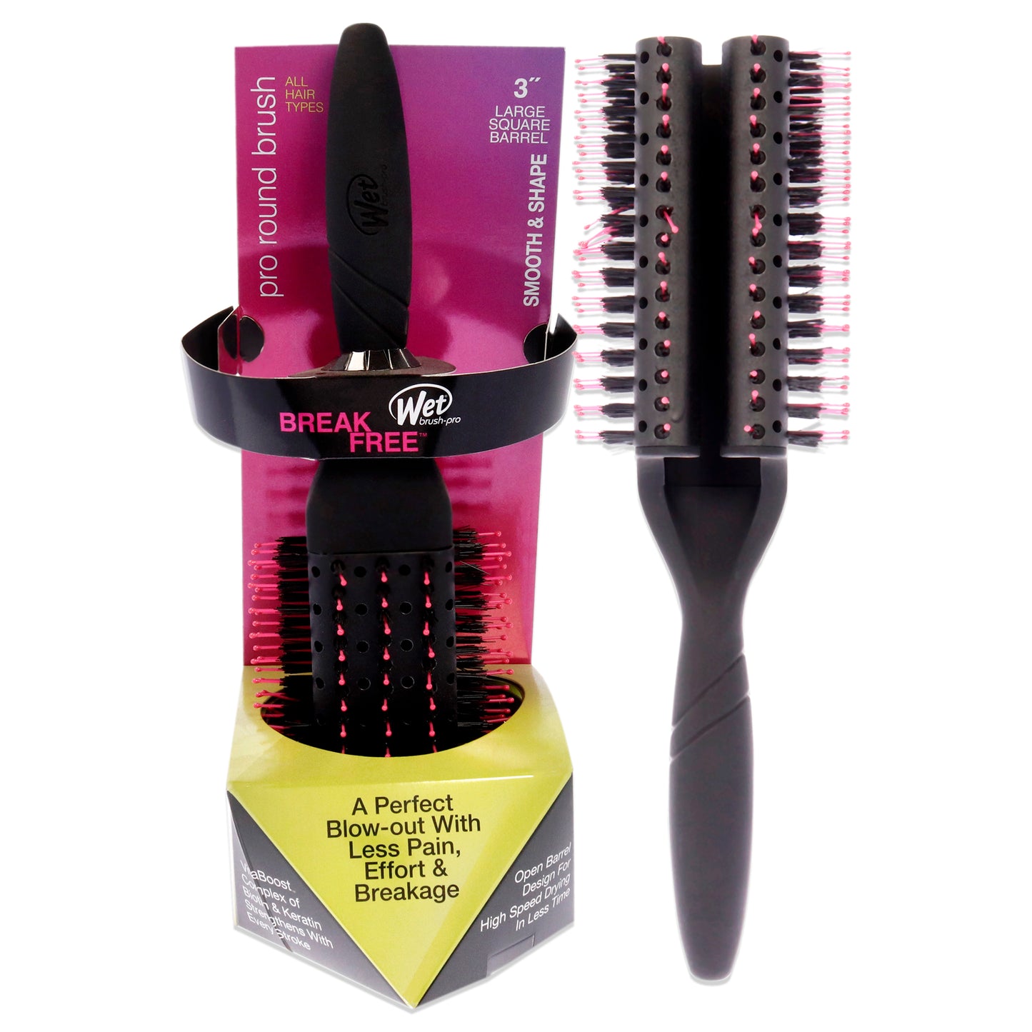 Pro Fast Dry Round Brush - Square