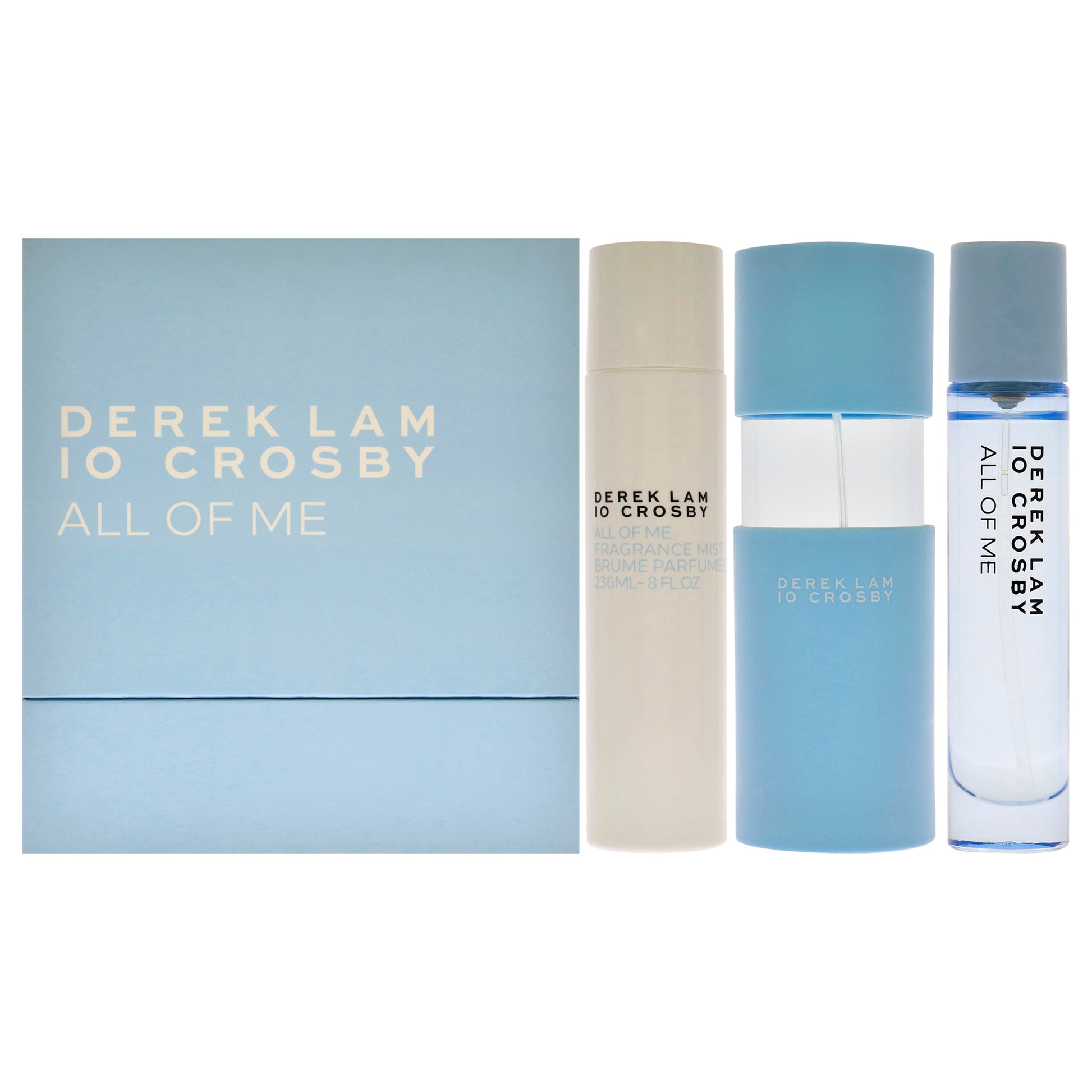 All of Me by Derek Lam for Women - 3.4oz EDP Spray, 10ml EDP Spray, 8oz Fragrance Mist