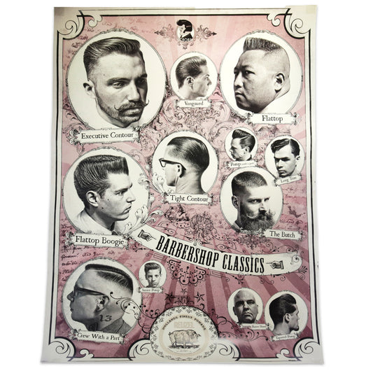 Barbershop Classics Poster by Reuzel for Men - 1 Pc Poster (20 x 28 Inch)