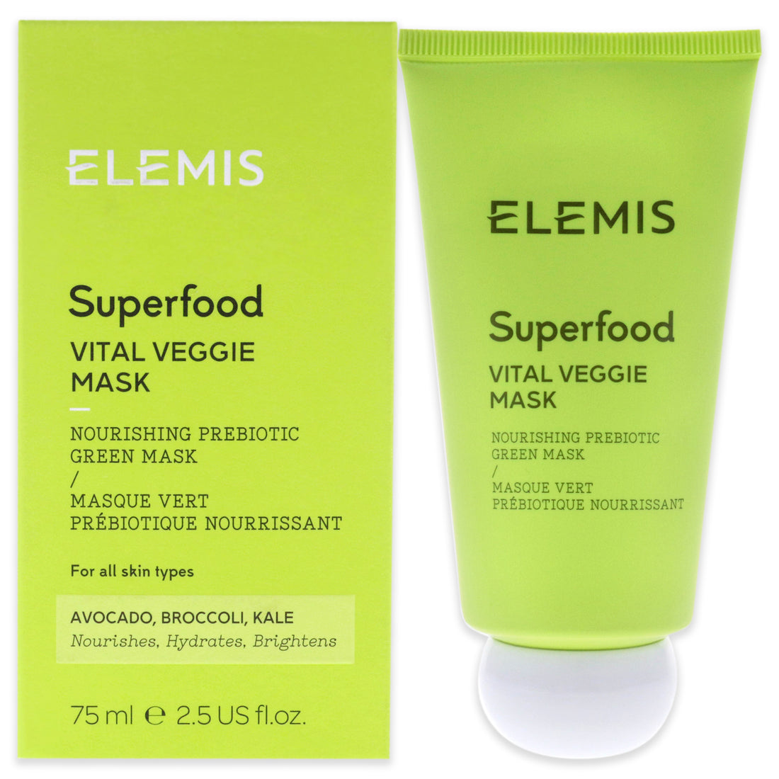 Superfood Vital Veggie Mask by Elemis for Unisex - 2.5 oz Mask