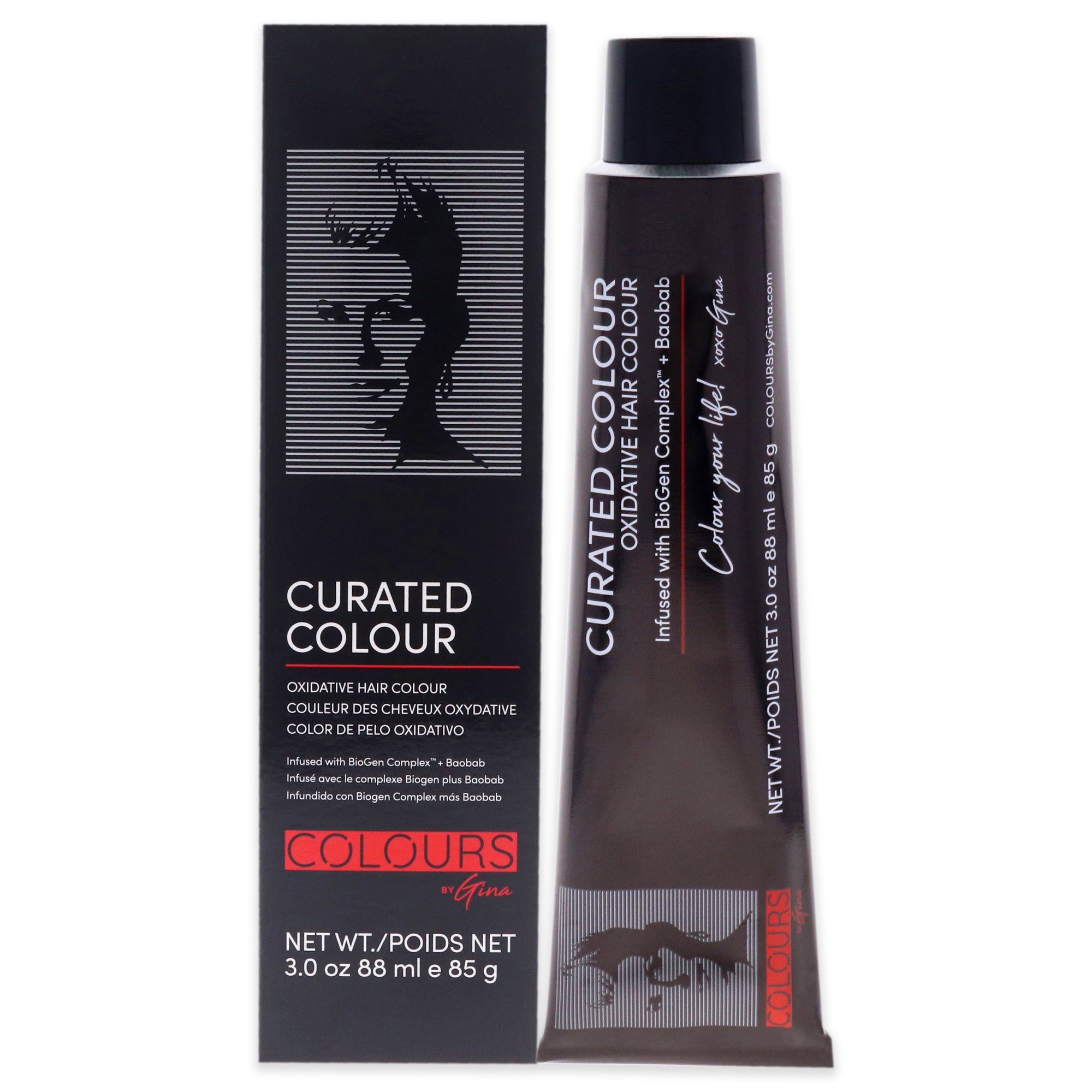 Curated Colour - 7.34-7CG Golden Copper Blonde by Colours By Gina for Unisex - 3 oz Hair Color