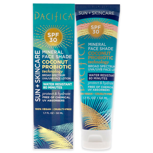 Mineral Face Shade Coconut Probiotic SPF 30 by Pacifica for Women - 1.7 oz Lotion