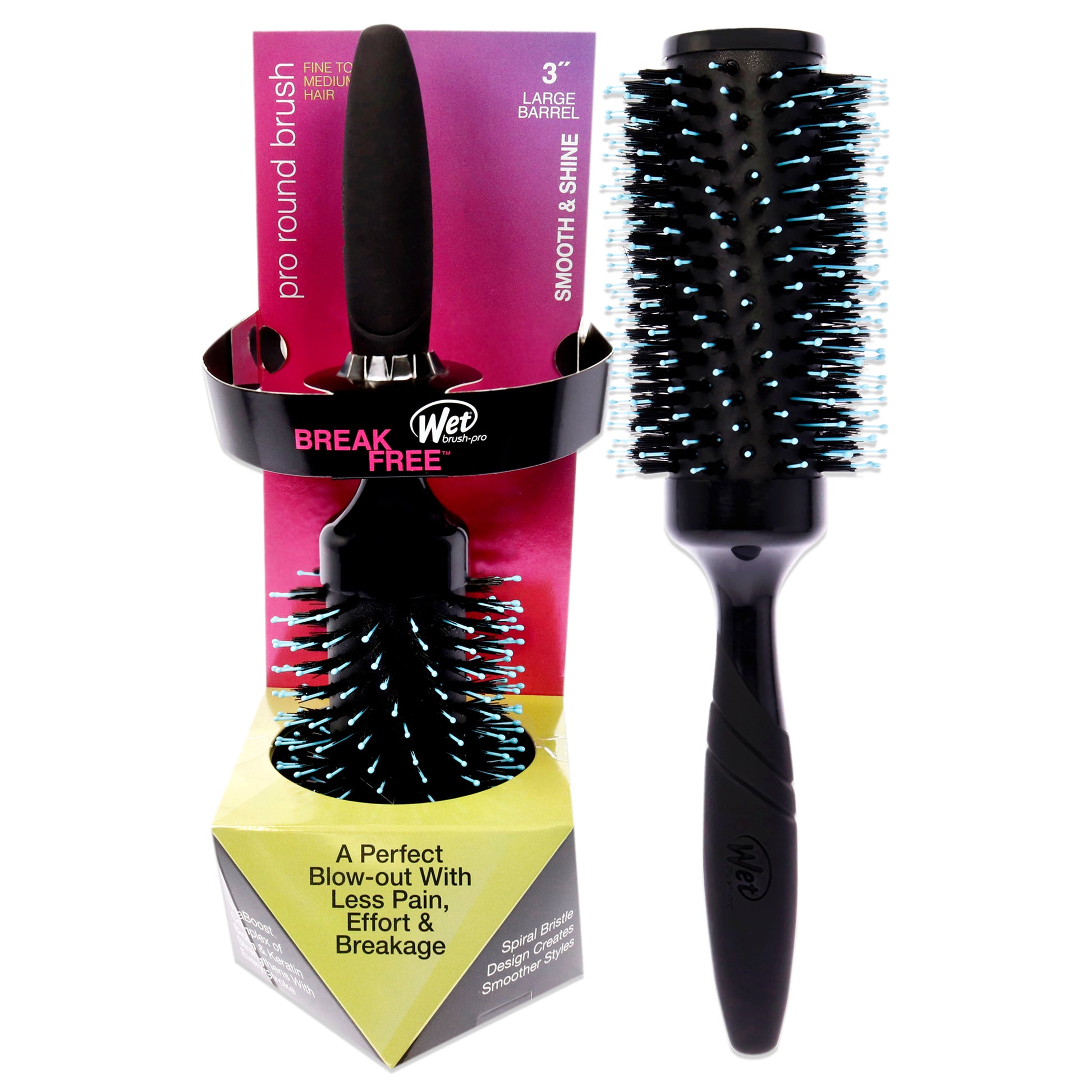 Wet Brush Pro Smooth and Shine Round Brush - Fine-Medium Hair