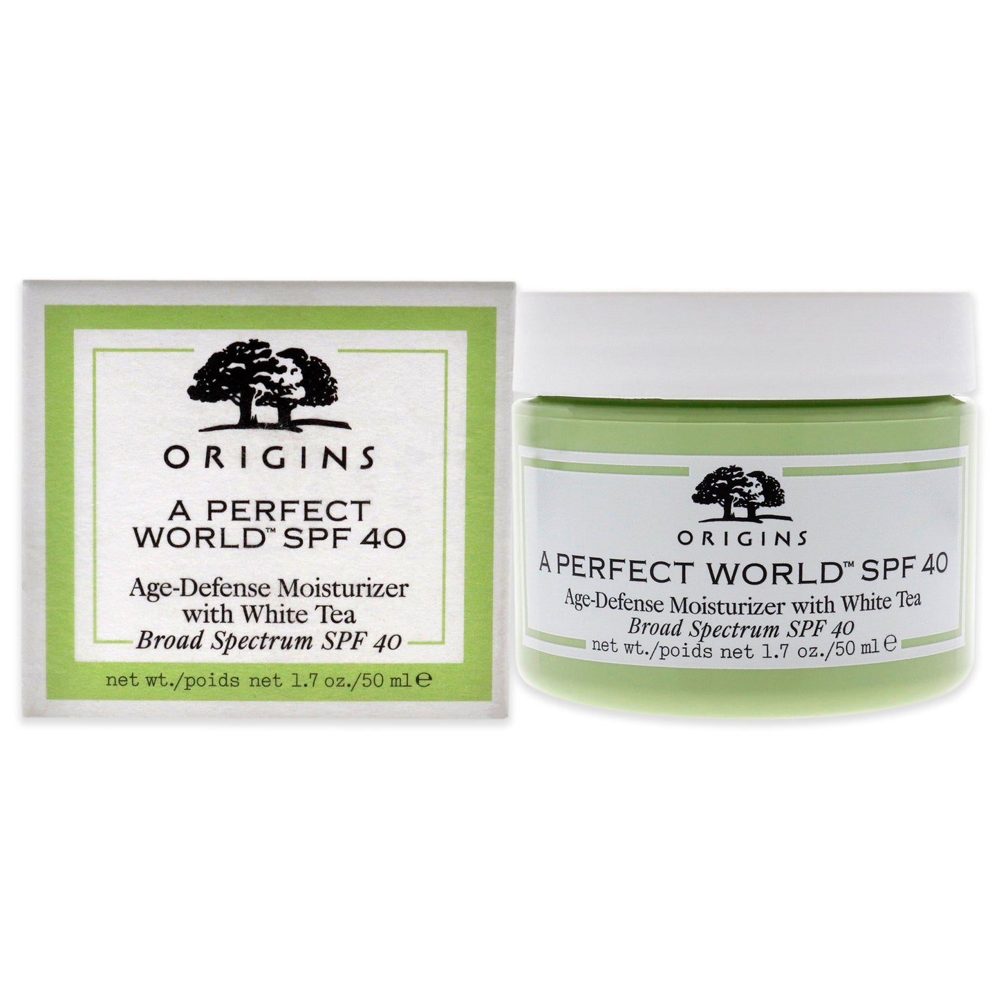 A Perfect World Age-Defense Moisturizer with White Tea SPF 40