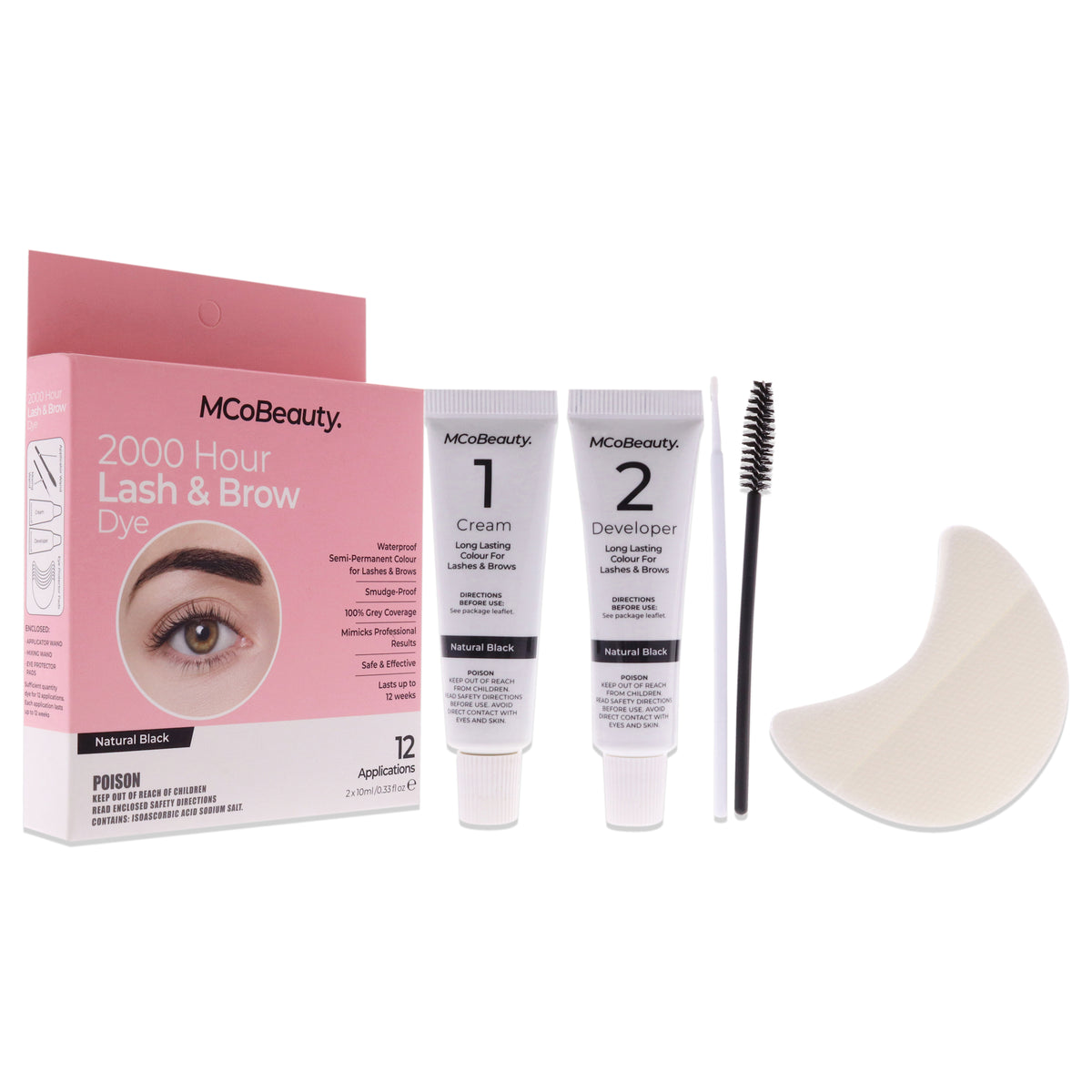 2000 Hours Lash and Brow Dye Cream, Developer