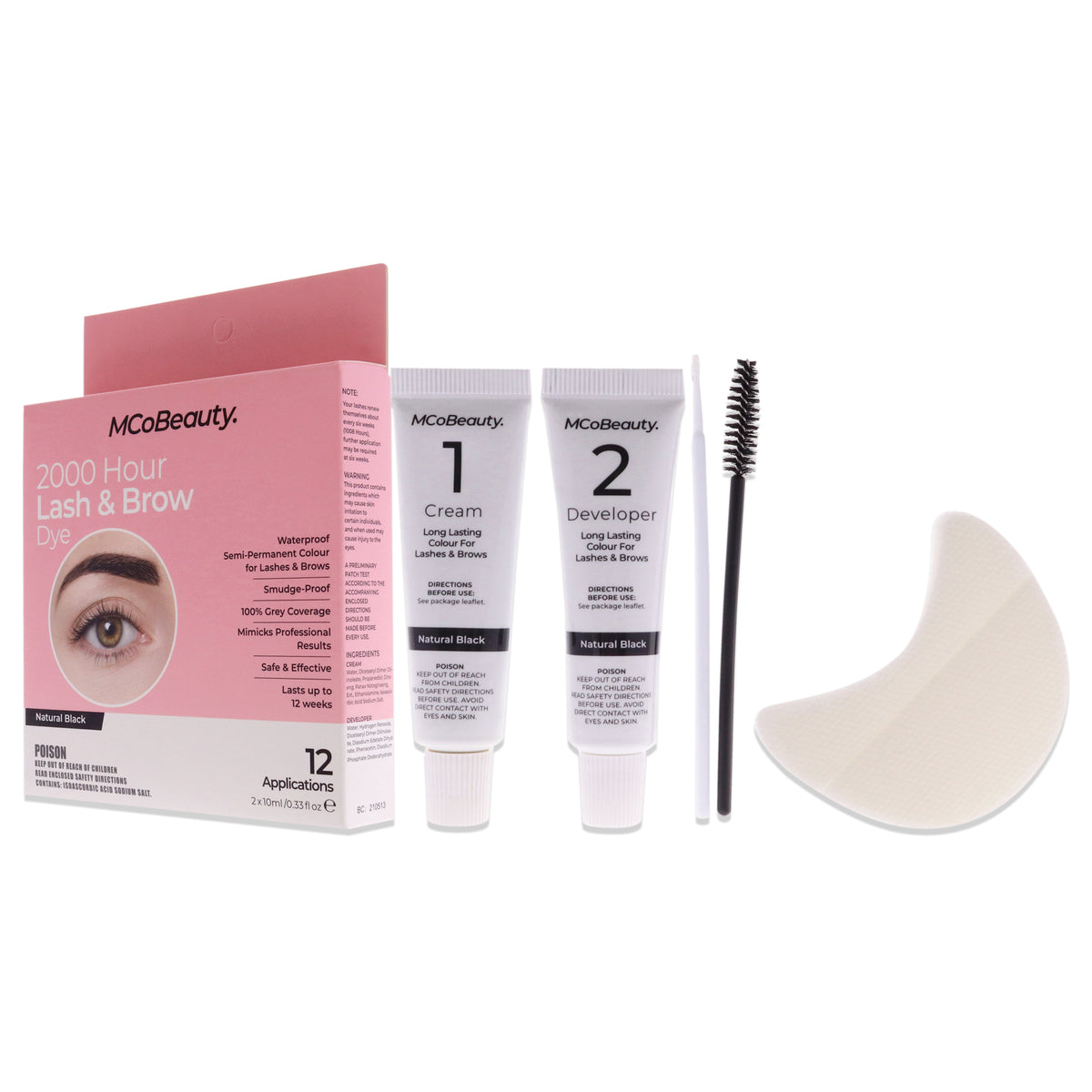 2000 Hours Lash and Brow Dye Cream, Developer