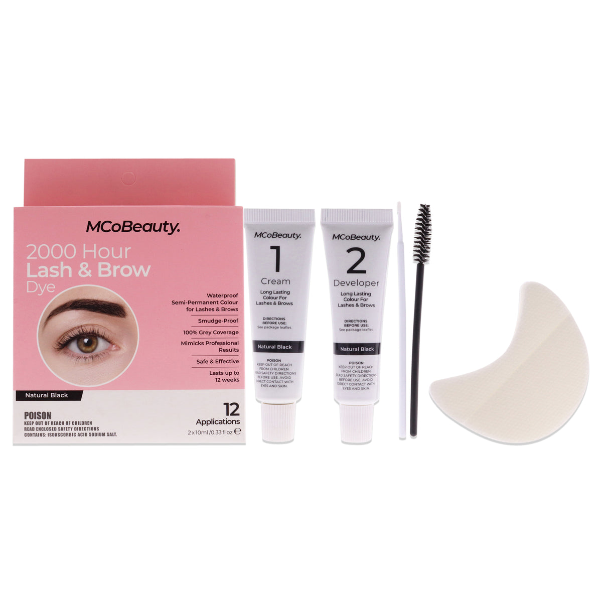 2000 Hours Lash and Brow Dye Cream, Developer