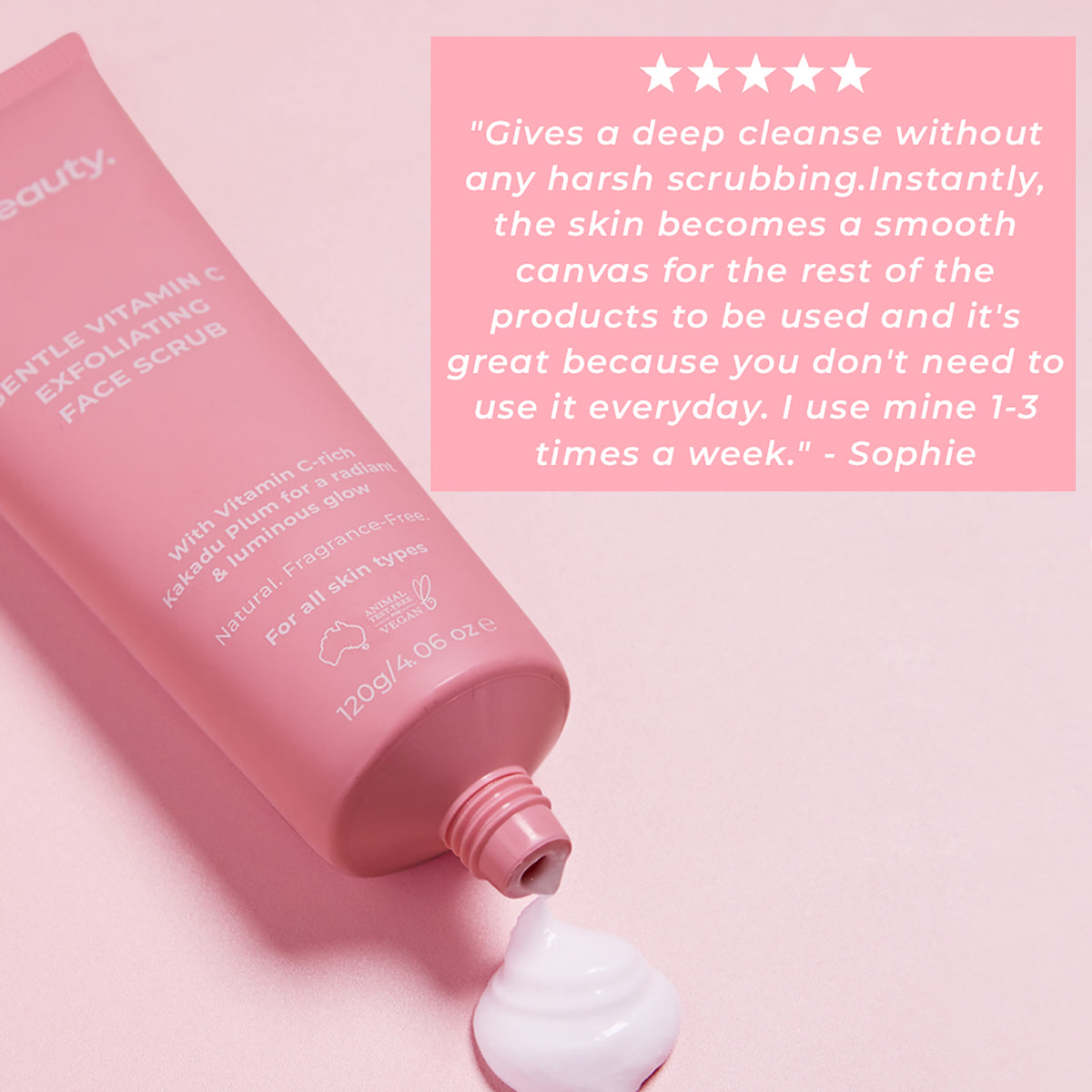 Gentle Vitamin C Exfoliating Face Scrub