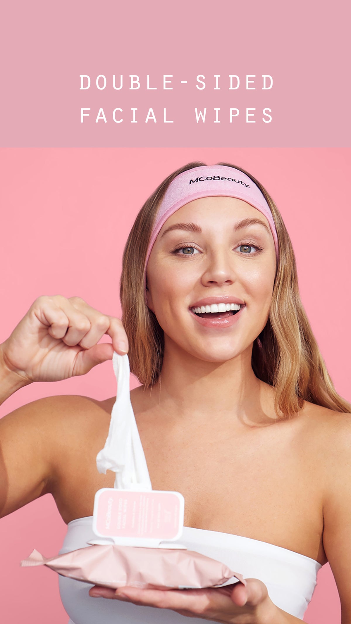 Double Sided Facial Wipes