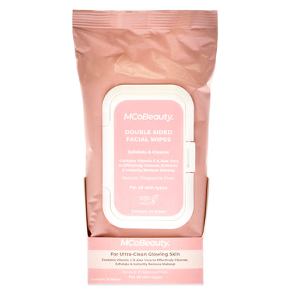 Double Sided Facial Wipes