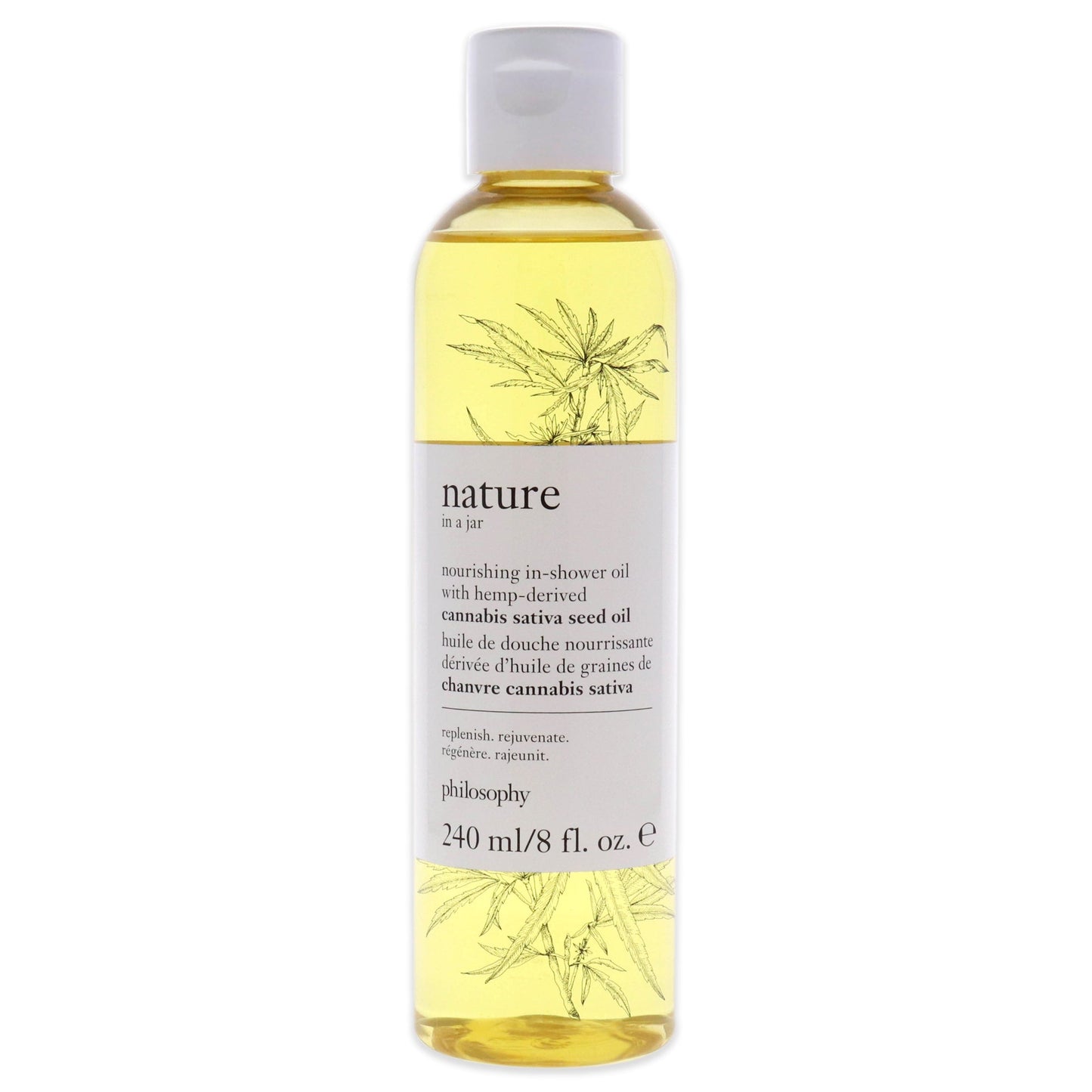 Nourishing In-Shower Oil With Cannabis Sativa Seed Oil