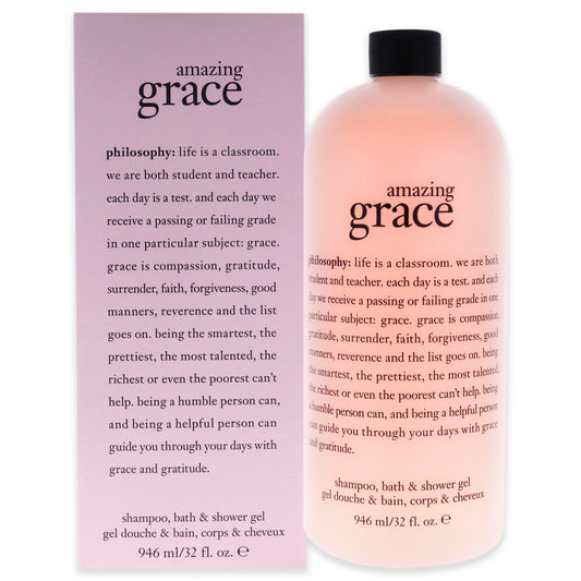 Amazing Grace by Philosophy for Unisex - 32 oz Shampoo, Bath, Shower Gel