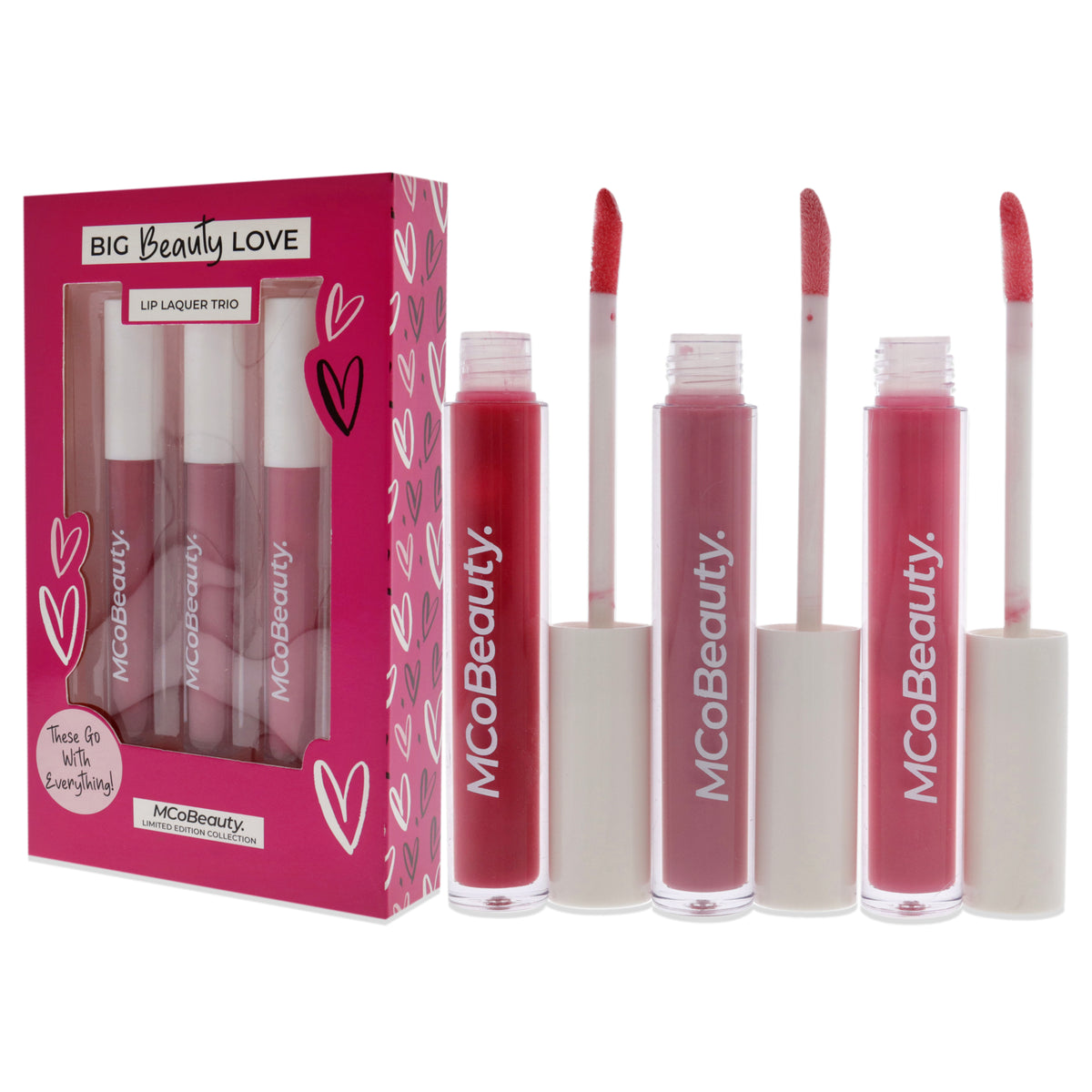 Big Beauty Love Lip Lacquer Trio Gloss