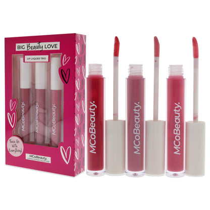 Big Beauty Love Lip Lacquer Trio Gloss
