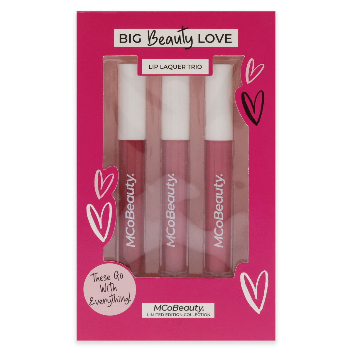 Big Beauty Love Lip Lacquer Trio Gloss