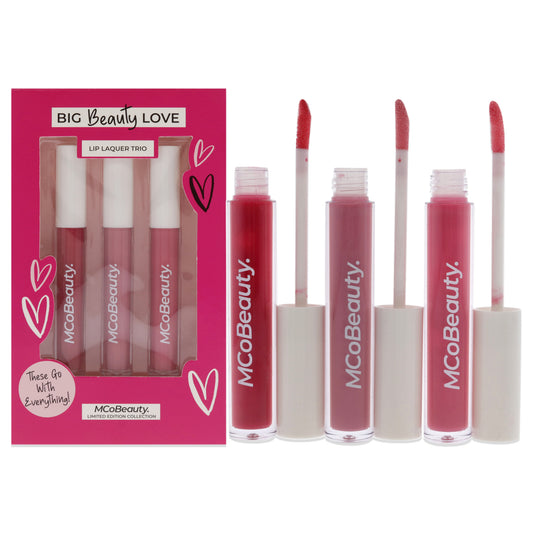 Big Beauty Love Lip Lacquer Trio Gloss