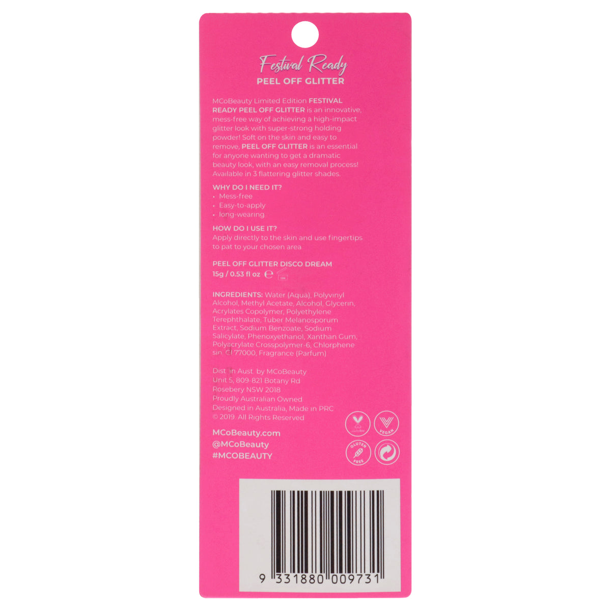 Festival Ready Peel Off Glitter Lip Gloss