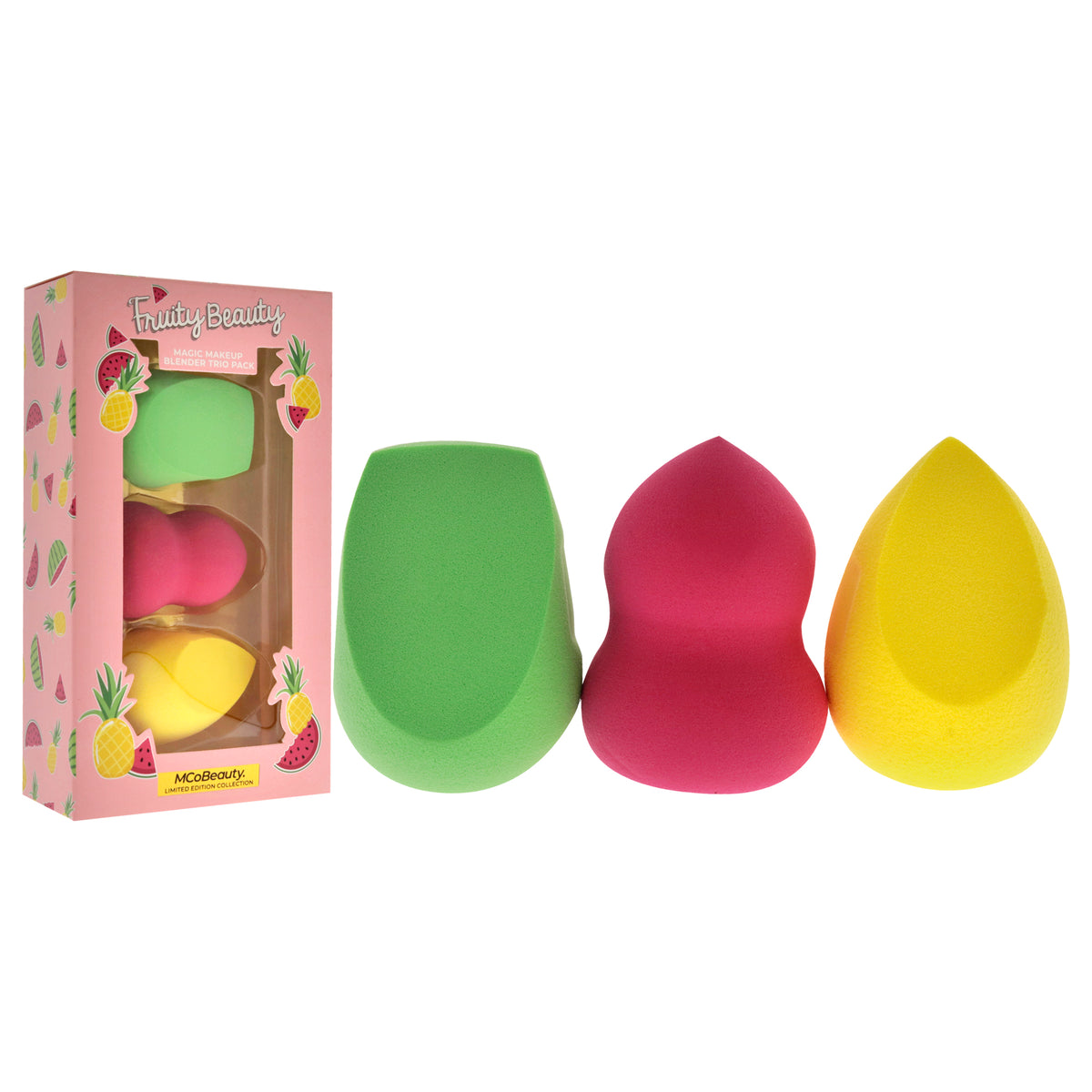 Fruity Beauty Magic Makeup Blender Trio Pack Sponge